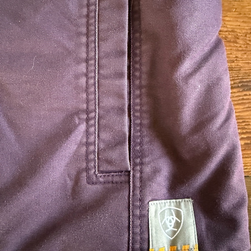 Ariat purple Vest with Sherpa Collar - Picture 4 of 6